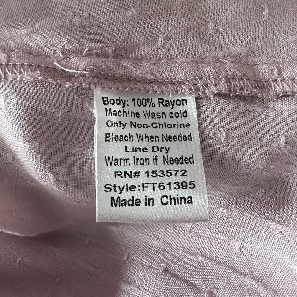 Bohme Ruffle Short Sleeve Top in Rose Size Small - Picture 4 of 16